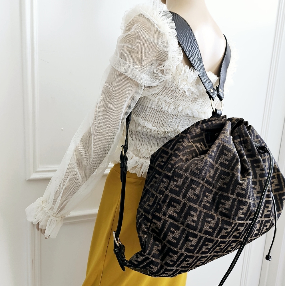 Fendi Zucca Large Backpack - image 2